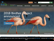 Tablet Screenshot of birdlife.org
