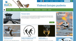 Desktop Screenshot of birdlife.fi