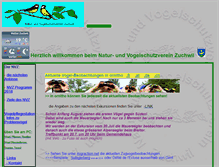 Tablet Screenshot of nvz.birdlife.ch