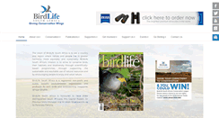 Desktop Screenshot of birdlife.org.za